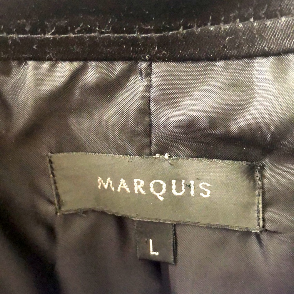 Short sleeve Black Silk Blazer Jacket - Picture 3 of 7